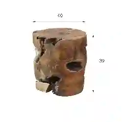 Resim DÖNER TEAK TABURE - SEHPA