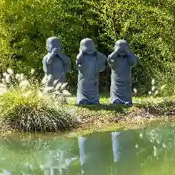 Resim 3'LÜ SHAOLIN HEYKEL SET