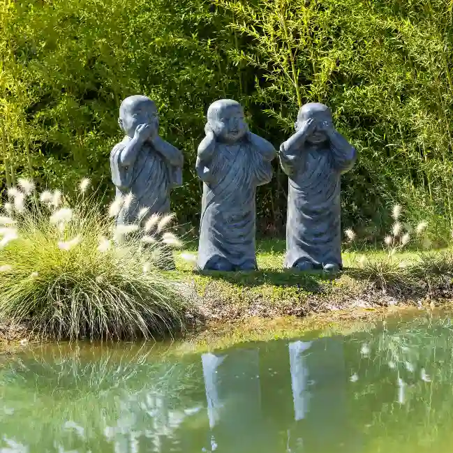 Resim 3'LÜ SHAOLIN HEYKEL SET