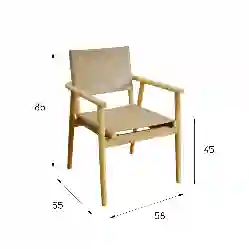 Resim BREGENZ SANDALYE TAUPE