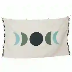 Resim MAVİ AY MASA ÖRTÜSÜ