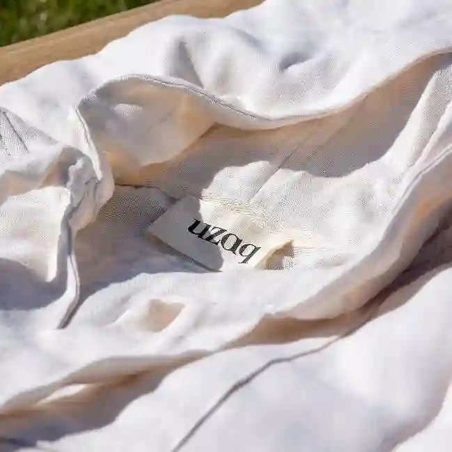 Resim NEFES UNISEX HOODIE EKRU