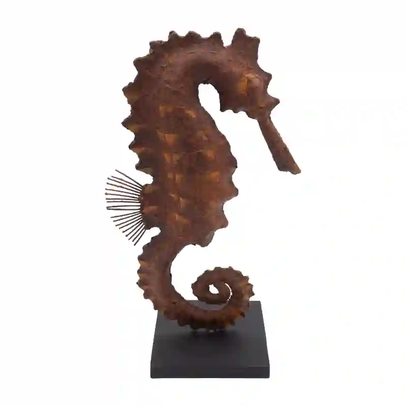 Resim RUSTY SEAHORSE HEYKEL