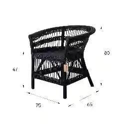 Resim HISTORY SANDALYE SİYAH