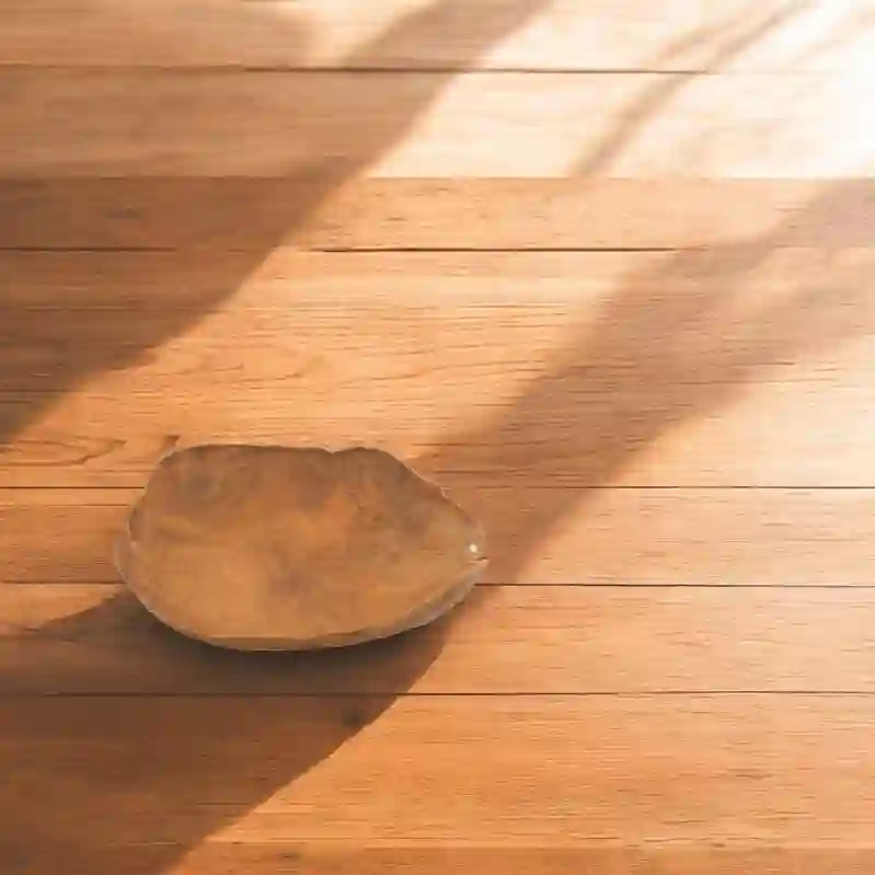 Resim BÜYÜK NİLÜFER TEAK TABAK