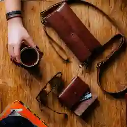 Resim KAHVE ASKILI CHIC PORTFÖY