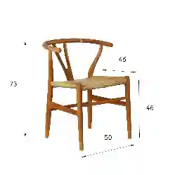Resim MASK SANDALYE NATURAL